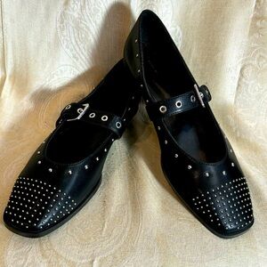 DESIGN CONCEPT STUDIO Sz 10 Studded Square Toe Mary Jane Style Sandals NEW